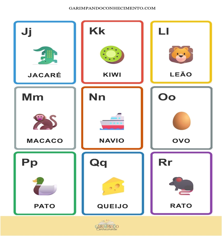 Cards Alfabeto