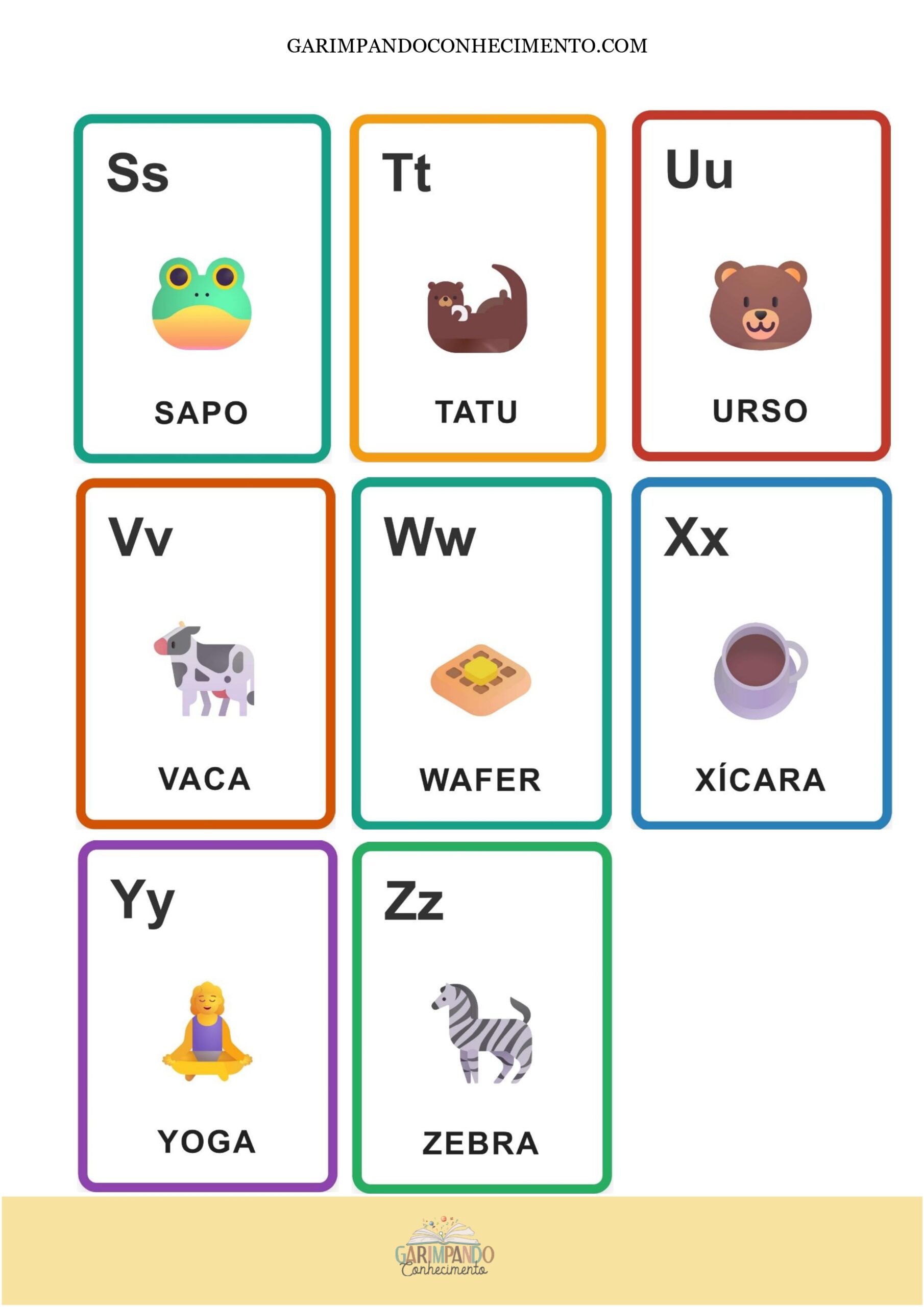 Cards Alfabeto 2 Cards Alfabeto - Imagem 2